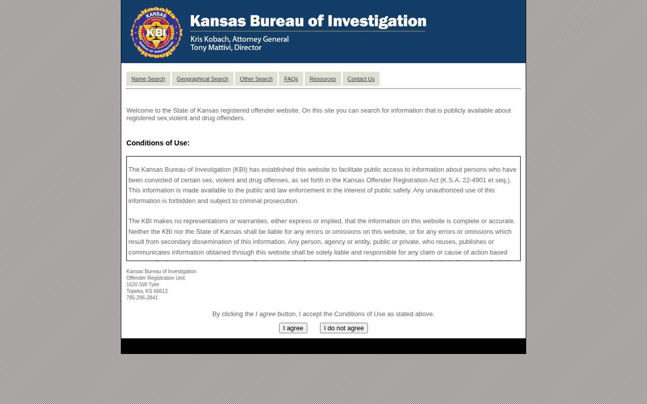Anderson County released inmate mugshots KBI registry search